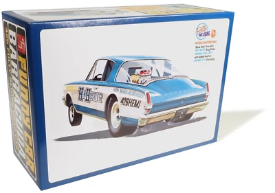 AMT 1966 Plymouth Barracuda Funny Car "Hemi Hustler" 1:25 Model Car Kit 1464 - Image 1 of 4