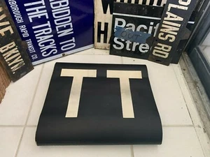 NY NYC SUBWAY ROLL SIGN TT TRAIN LOCAL IND BROOKLYN CHAMBERS MANHATTAN HARLEM - Picture 1 of 4