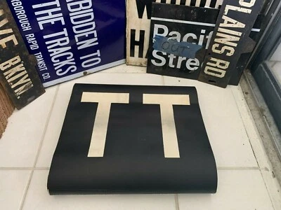 NY NYC SUBWAY ROLL SIGN TT TRAIN LOCAL IND BROOKLYN CHAMBERS MANHATTAN HARLEM - Image 1 of 4