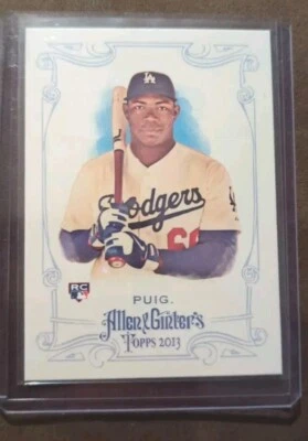 2013 Topps Allen & Ginter #44 Yasiel Puig RC Rookie Los Angeles Dodgers NM! - Image 1 of 2