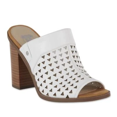 Sandalias para mujer Route 66 blancas onduladas de moda talla 10 u 11 medianas  Foto 1 de 4