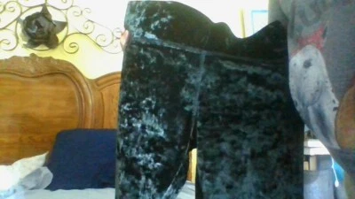 IMPRESIONANTES PANTALONES SUAVES Victoria's Secret ROSA ULTIMATE Verde Terciopelo Aplastado PEQUEÑOS Foto 1 de 4