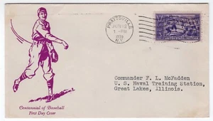 Baseball #855 First Day Cover 1939 Pl#66 Unofficial Prattsville NY CCL - Picture 1 of 1