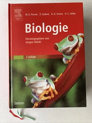 Biologie von Purves, Sadava, Orians und Heller, Herausgeber Jürgen Markl - Bild 1 von 2