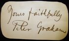 Circa 1890 Autograph Scots Painter Peter Graham (1836-1921) Scotland Highlands