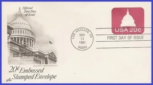 USA4 #U601 U/A ARTCRAFT FDC Capitol Dome - Bild 1 von 1