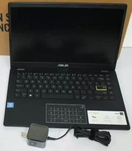 ASUS E410M 14" FHD Laptop Intel Pentium N5030 / 4GB Ram / 128gb EMMC Windows 10 - Picture 1 of 3