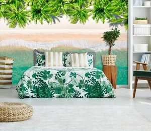 3D Kokosnussbaum H7724 Tapete Wandbild Selbstklebend Abnehmbare Aufkleber Erin - Bild 1 von 11