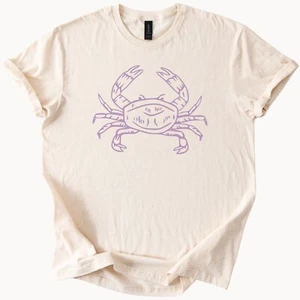 Blue Crab Tee Graphic Ocean T-Shirt Damen - Bild 1 von 7