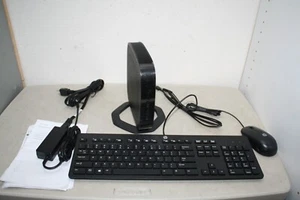 HP T640 Thin Client, Mouse, Keyboard, AC Adapter Powers On- Untested - Picture 1 of 6