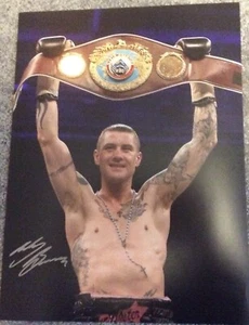 Ricky BURNS The Rickster Signed Autograph Boxer 16x12 Montage Photo AFTAL COA - Picture 1 of 4