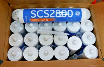 GE ОСТЕКЛЕНИЕ СИЛИКОНОВЫЙ SILGLAZE * II SCS2800 ЧЕРНЫЙ ~ ЛОТ ИЗ 24 (СРОК ГОДНОСТИ 7/23) - Изображение 1 из 3