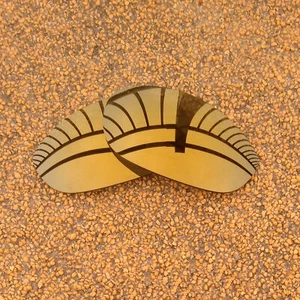 Polarized Lens Replacement for-OAKLEY Monster Dog Sunglass - Golden Brown Mirror - Picture 1 of 5