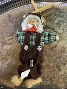 Vintage 13 Inch Clown Marionette Puppet By Grove International. New Condition - Picture 1 of 3