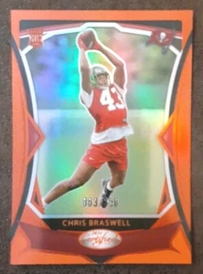 CHRIS BRASWELL RC 2024 Panini Certified #145 Mirror Rookie /150 Bucaneers. C2E - Picture 1 of 3