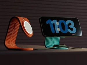 Apple Watch + iPhone Ladestation Ständer Halter Standfuß Halterung - Zdjęcie 1 z 10