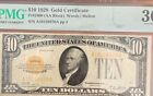 1928 Gold Certificate $10 Bill Aa Block- Pmg 30 - Nr! Gorgeous Bill!