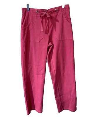 ORVIS 三文鱼粉色绑带牛仔裤 10 码二手状况完好 — 第 1/4 张图片