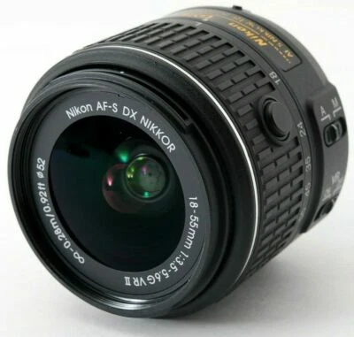 Nikon AF-S NIKKOR 18-55mm f/3.5-5.6 VR II 2 Zoom Lens F. DSLR camera late model - Image 1 of 4