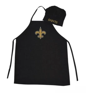 New Orleans Saints NFL SCHÜRZE & KOCHMÜTZE Grill Tailgaiting brandneu versiegelt - Bild 1 von 2