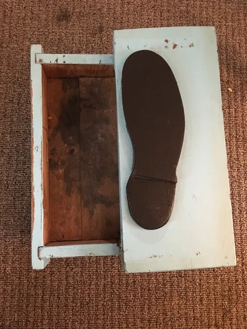 Antique shoe shine stool Cover