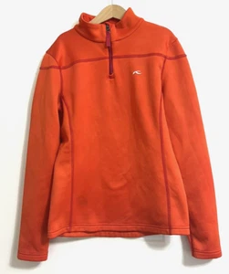 Kjus Girls Orange Jade Midlayer Half-Zip 152 (10-12y/o) RRP$180 - Picture 1 of 4