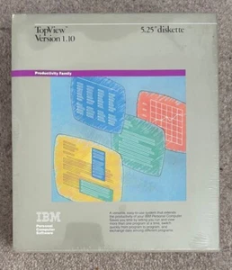 IBM TopView 1.10, BNIB, 5.25", Sealed, Complete, ***RARE*** - Afbeelding 1 van 4
