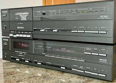 TELEFUNKEN HR-650 Hi-Fi  Stereo Receiver Verstärker, HC-6500 Hi-Fi Cassette Deck - Bild 1 von 4