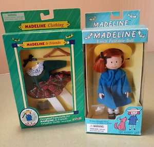 VTG MADELINE 8” Poseable Doll by Eden 1996 with NIB Fancy Dress Outfit - Picture 1 of 4