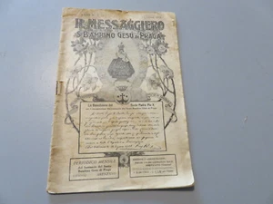 IL MESSAGGIERO SANTUARIO DEL S. BAMBINO DI PRAGA rivista dicembre 1914 - Imagen 1 de 6