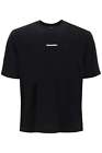 New Dsquared2 Slouch Fit T-Shirt With Logo Print S71gd1424 D20020 Black Authenti