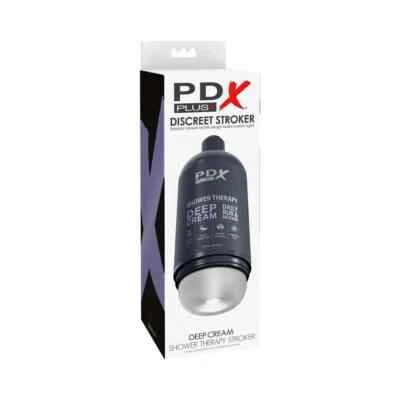 PDX Discreet Stroker - Deep Cream Shower Therapy Stroker Frosted - Masturbator - Image 1 of 4