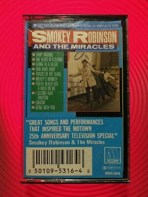Smokey Robinson And The Miracles Motown 25th Anniversary TV Cassette Tape 1983 - Image 1 of 3