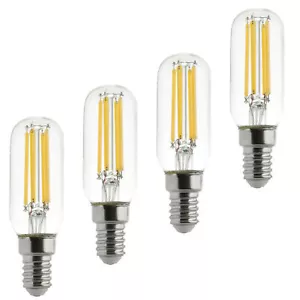 4X LED Cooker Hood Lamps 4W Extractor Fan Bulbs Cool White Light E14 SES - Picture 1 of 4