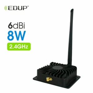 2,4 GHz 8 W Wifi Wireless Breitband Verstärker Router Leistungsreichweite Signal Booster - Bild 1 von 6