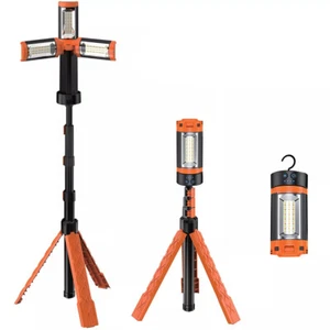 Rechargeable LED Work Light with Tripod Stand, Cordless Emergency Light 2500LM - Picture 1 of 18