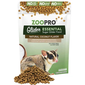 ZooPro Glider Essential (1,75 lb) - Alimentos planeadores de azúcar de relleno cero alto en proteínas - Imagen 1 de 9