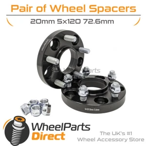 Bolt-On Wheel Spacers (2) 5x120 72.6 20mm for Land Rover Defender [L663] 19-24 - Picture 1 of 2