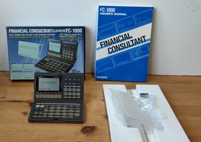 Vintage Casio FC-1000 Financial Consultant Calculator - Boxed with Instructions - Image 1 of 4