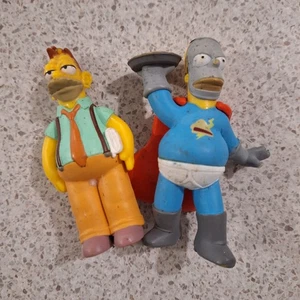 Kids Meal Toy - The Simpsons Super Pie Man Homer Collectible Figure, and dad - Picture 1 of 2