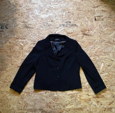 Black « Tribal »  Blazer Size 16 (Large) Regular Cropped Fit - Image 1 of 4