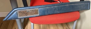 72-79 Lincoln Mark IV V Thunderbird Driver LH Front Arm Rest Pad w Ashtray blue - Picture 1 of 3