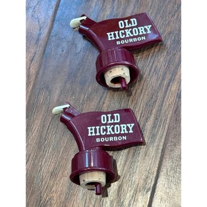 Vintage Old Hickory Whiskey Kentucky Bourbon Versatore Sughero Flip Top Versare circa 3" - Foto 1 di 4