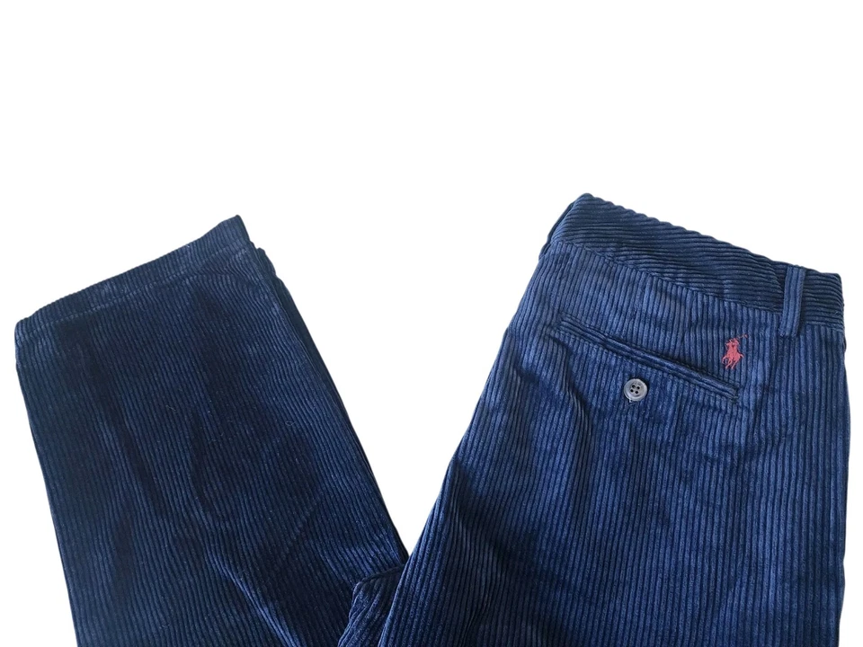 Polo Ralph Lauren Fall Blue Corduroy Chino Womens Size 20 Preppy - Image 1 of 4