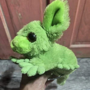 RARE Aurora Bush Baby Plush Stuffed Animal Green 2016 Rainforest 12" Chinchilla - Picture 1 of 9