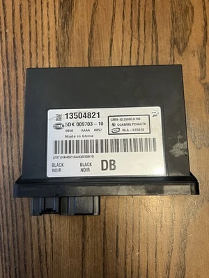 2010 CADILLAC SRX LEFT DRIVER DASH CHASSIS BODY CONTROL MODULE UNIT 13504821 Foto 1 de 2