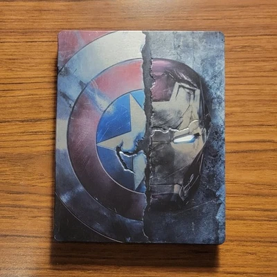 Captain America: Civil War Steelbook (Blu-ray Disc, 2016, 2-Disc Set, 3D) - Image 1 of 2
