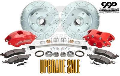 1982-88 Chevy S10 GMC S-15 Sonoma Red Wilwood Disc Brake Upgrade Kit - Image 1 of 4