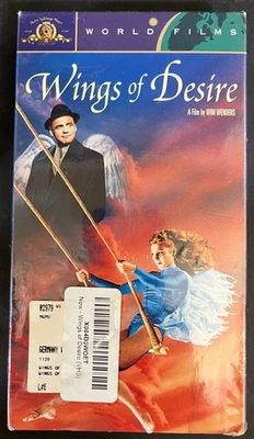 "Wings of Desire" Wim Wenders VHS NEW, SEALED - Image 1 of 2