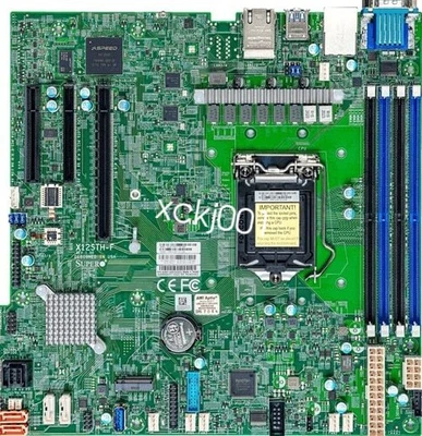 SUPERMICRO X12STH-F LGA1200 Intel C256 DDR4 SATA3 M.2 Micro ATX Motherboard BULK - Image 1 of 4
